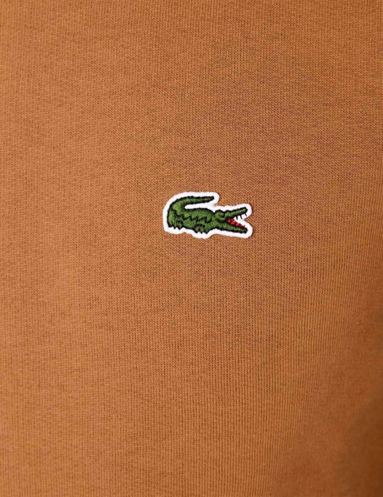 Felpa LACOSTE girocollo a foglia